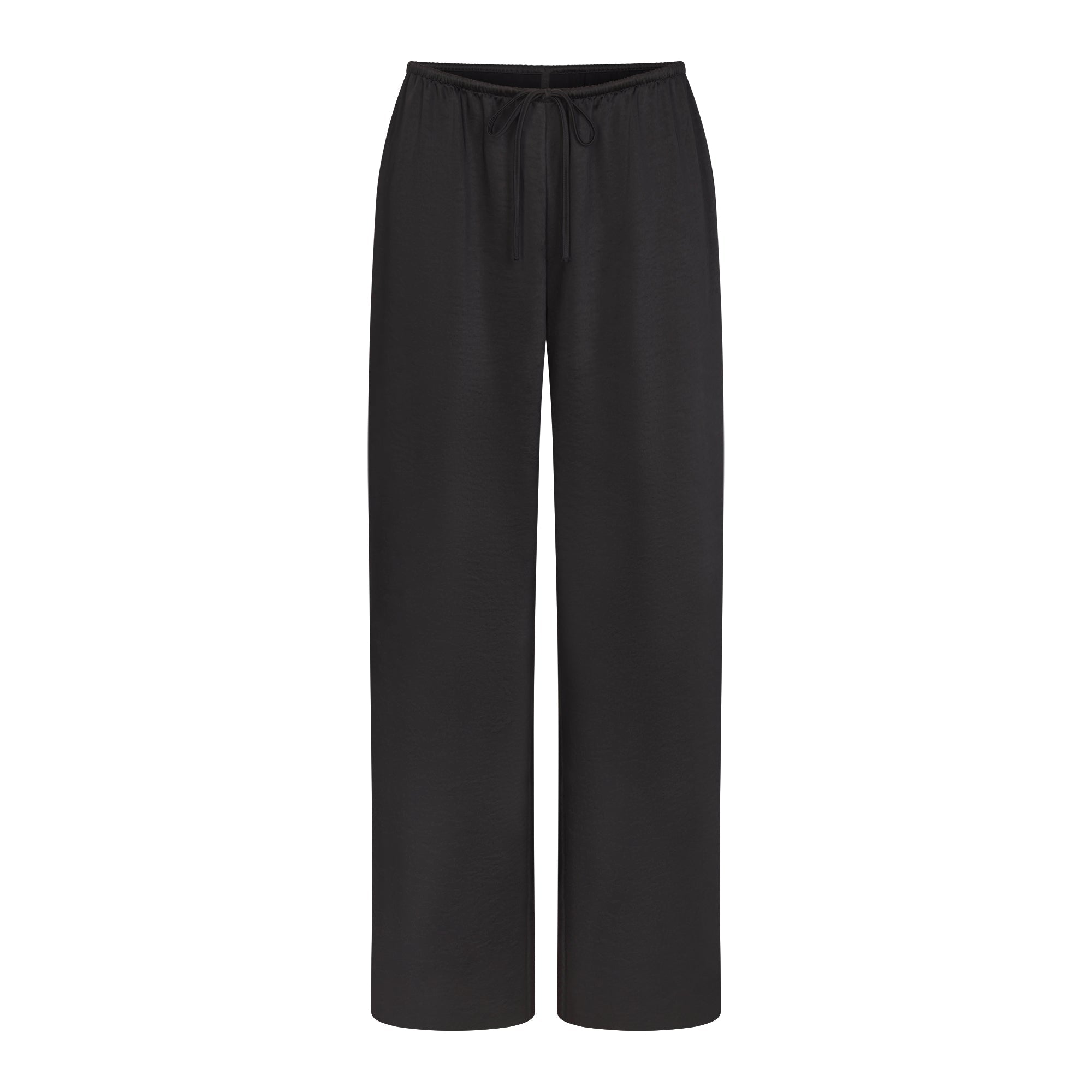 Lightweight Satin Straight Leg Pant
