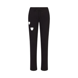 WORN IN JERSEY HEART STRAIGHT LEG PANT | WASHED ONYX