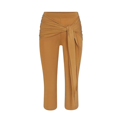 Cupro Jersey Wrap Capri