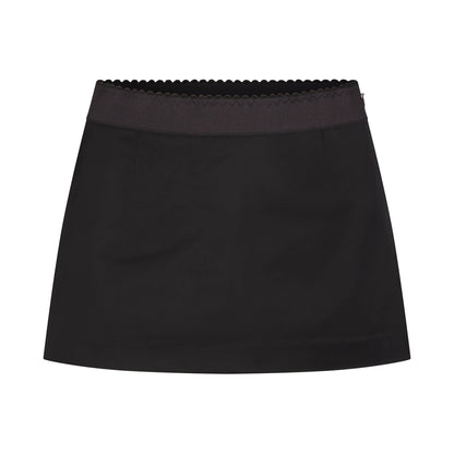 Satin Mini Skirt