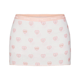 LOGO POINTELLE MICRO SKORT | SNOW LACE HEARTS