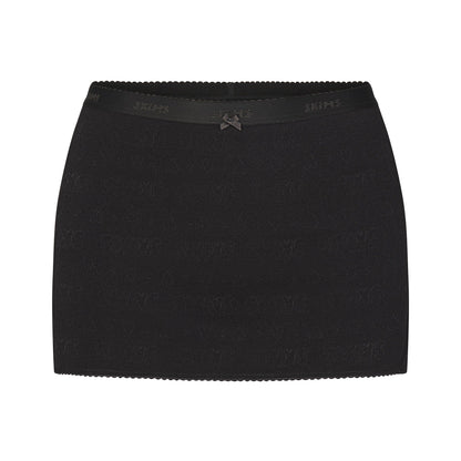 Logo Pointelle Micro Skort