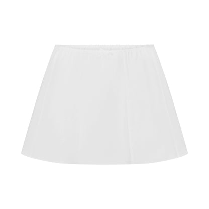 Poplin Apparel Mini Skirt