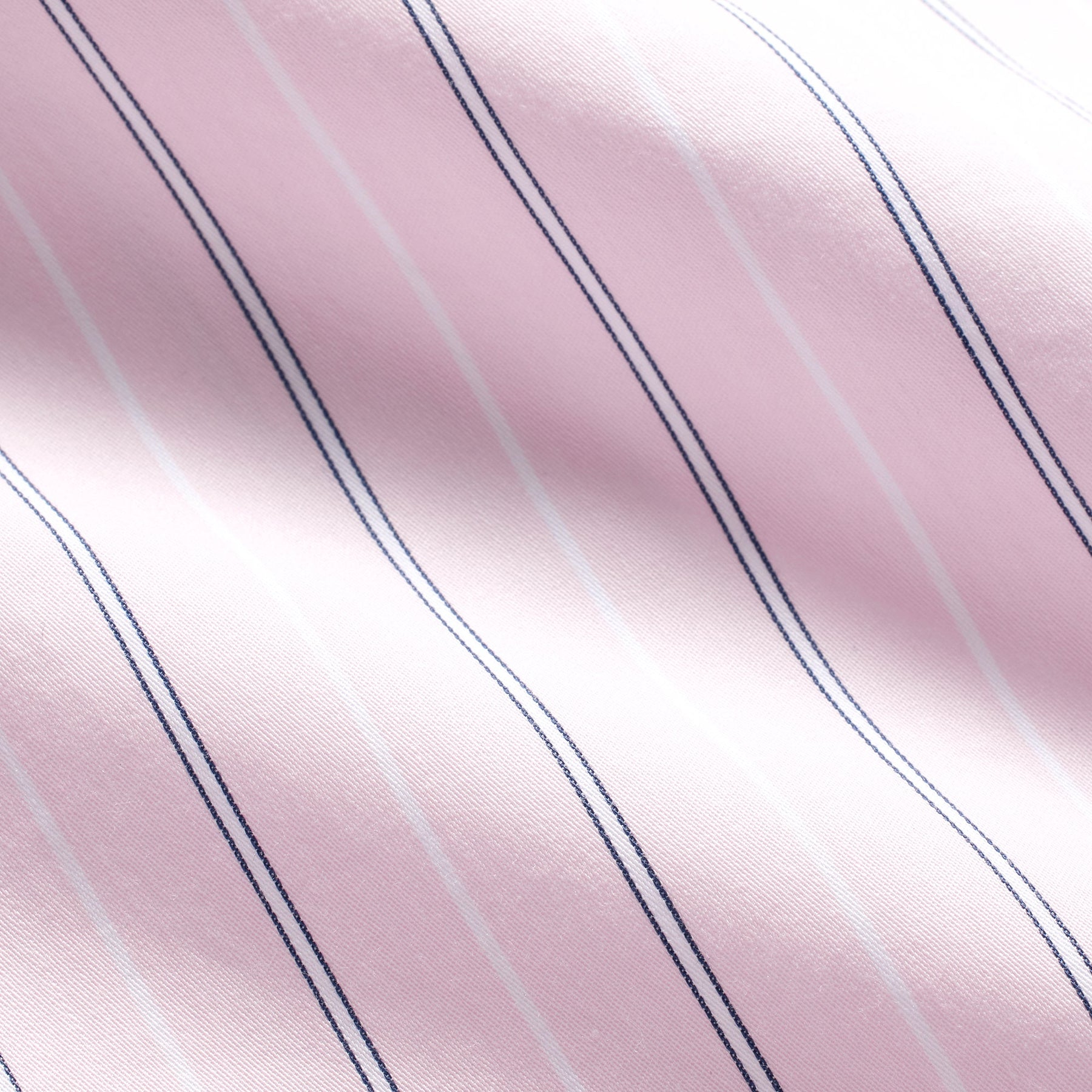 COTTON POPLIN STRAIGHT LEG PANT | PALE PINK PENCIL STRIPE