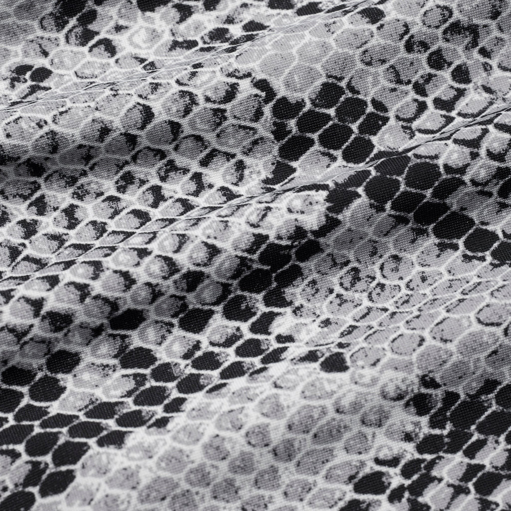 CLING MATTE MIDI DRESS | CHROME SNAKESKIN PRINT