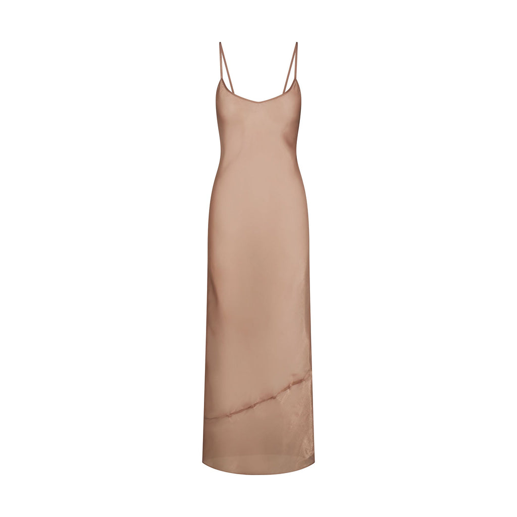 LIQUID ORGANZA CAMI LONG DRESS | SIENNA