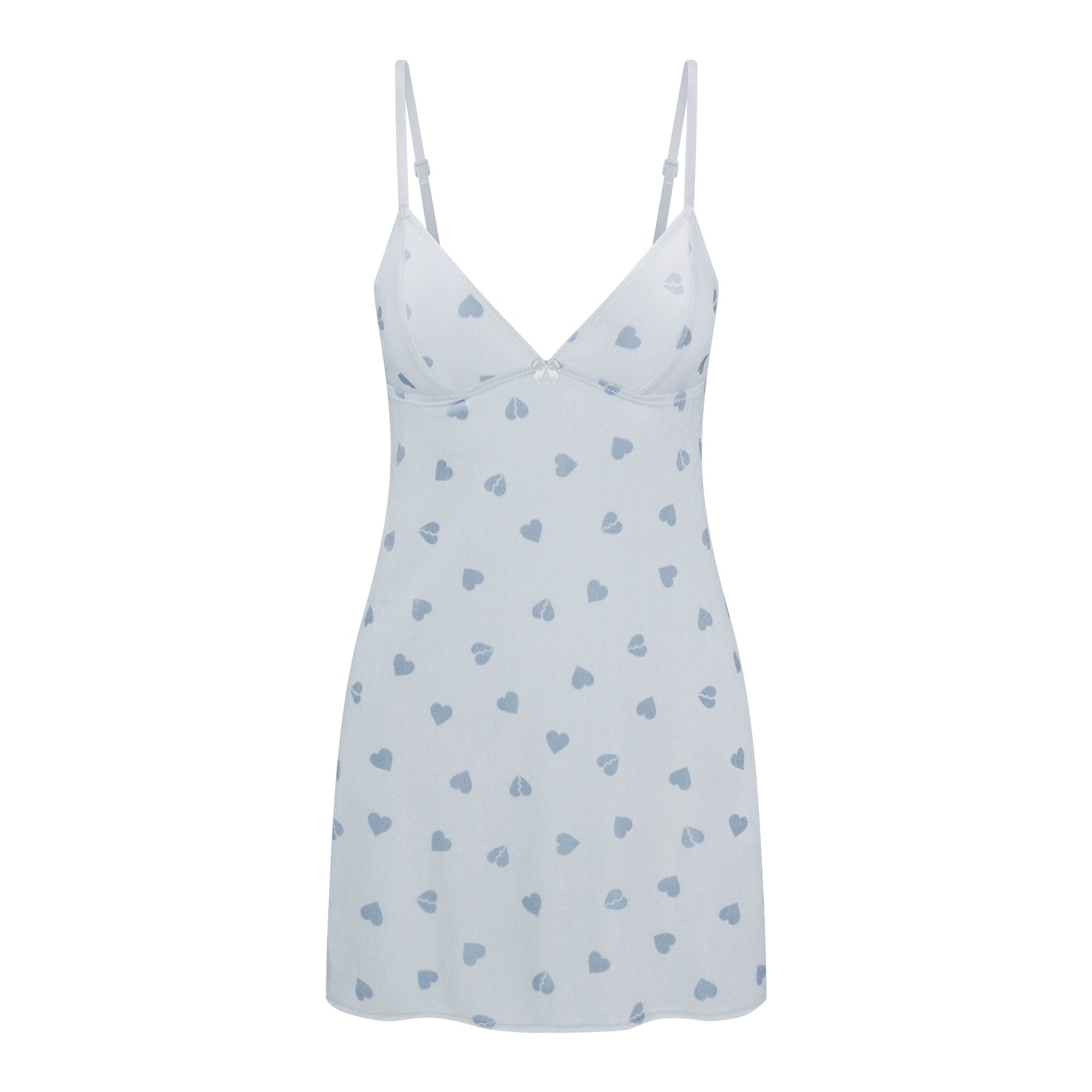 VELVET LACE SLIP DRESS | PLATINUM HEART BREAKER