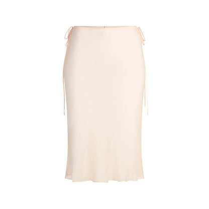 Skims Romance Tie Side Midi Skirt