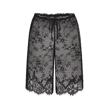 Ultra Fine Lace Long Short