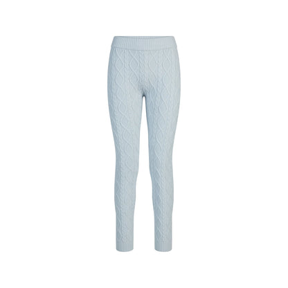 SWEATER KNITS CABLE KNIT LEGGING | ZEN BLUE