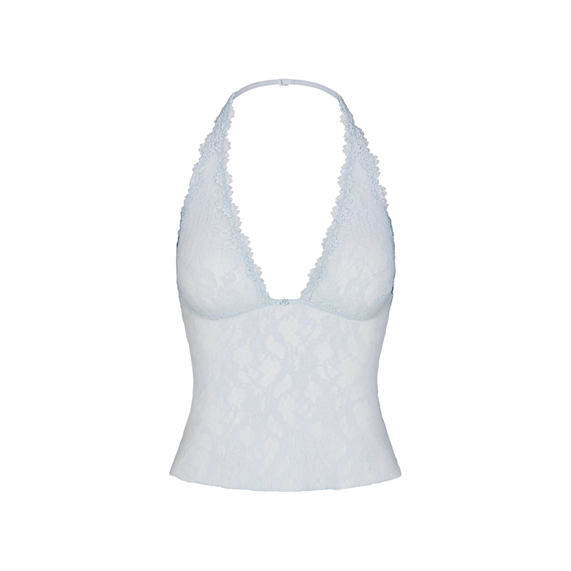 Stretch Lace Halter Top