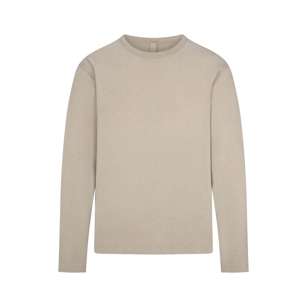 JERSEY LOUNGE MENS RELAXED LONG SLEEVE T-SHIRT | SHALE