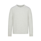SKIMS COTTON MENS CLASSIC LONG SLEEVE T-SHIRT | LIGHT HEATHER GREY