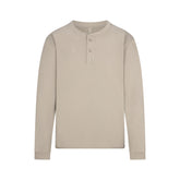 JERSEY LOUNGE MENS RELAXED HENLEY | SHALE