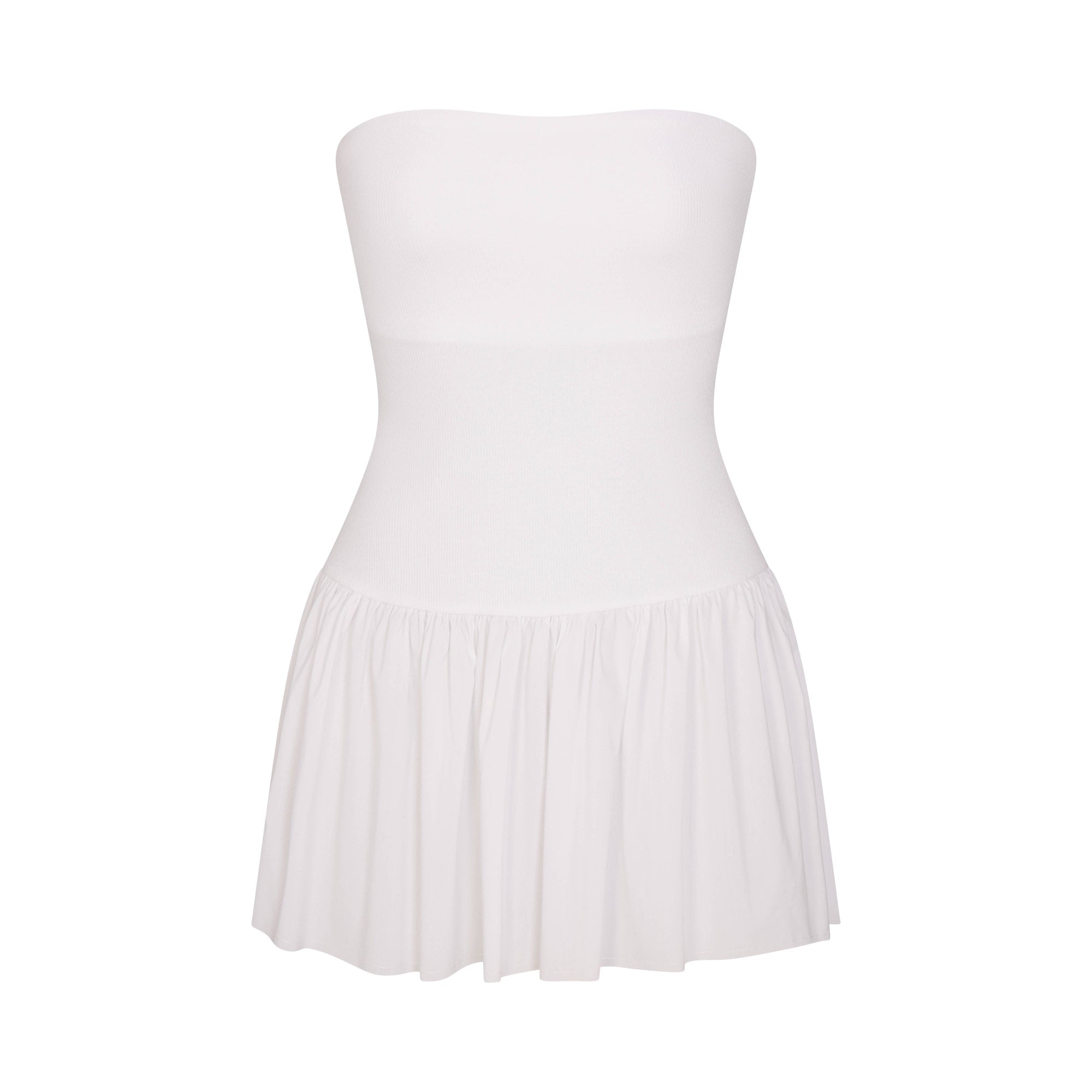 Poplin Apparel Mini Tube Dress