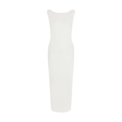 Smooth Layers Cut Out Long Dress