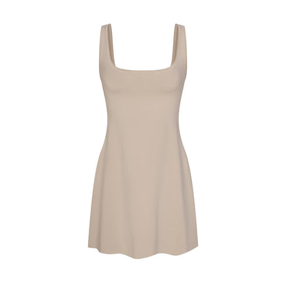 Cotton Jersey Mini Dress