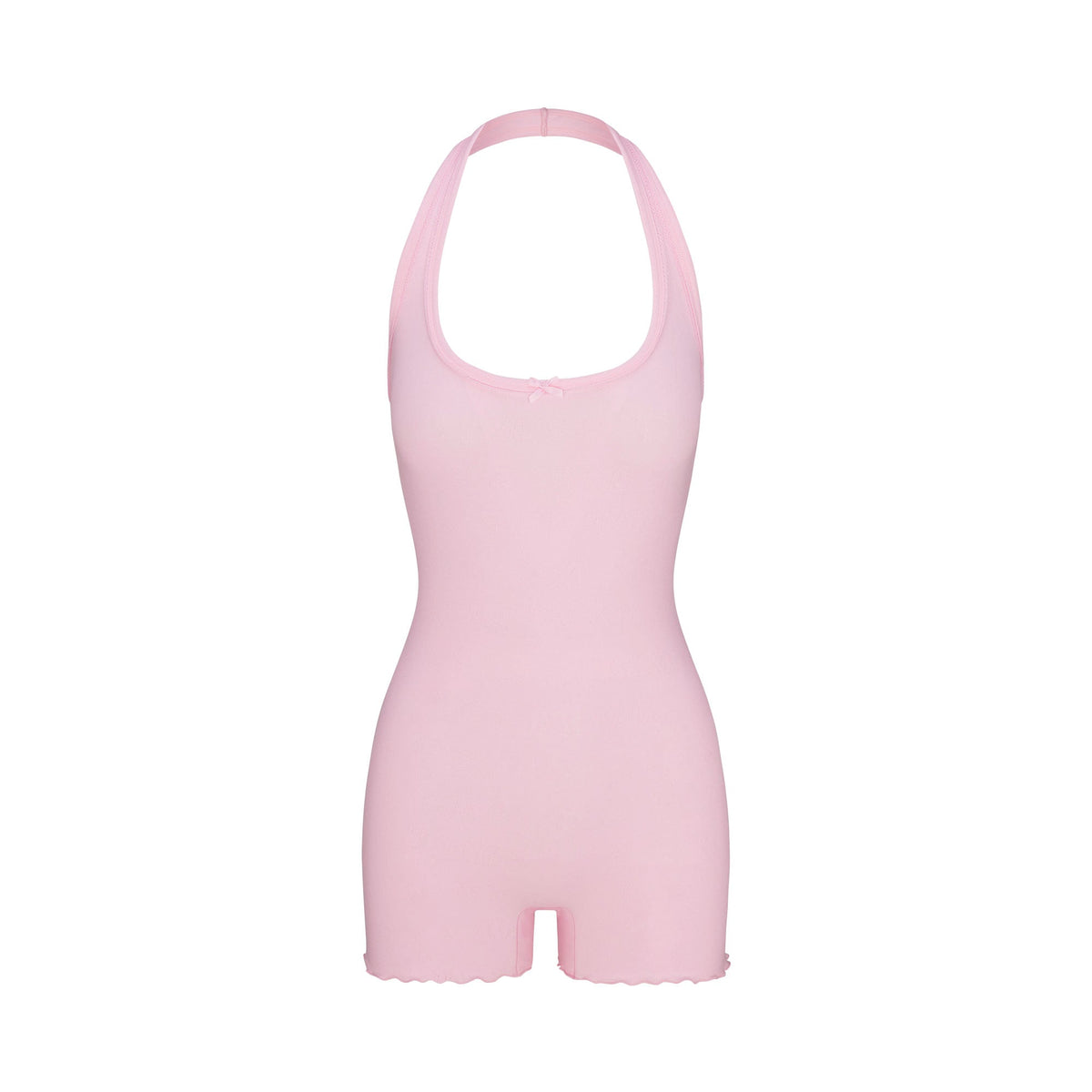 LOGO POINTELLE HALTER ONESIE | CHERRY BLOSSOM