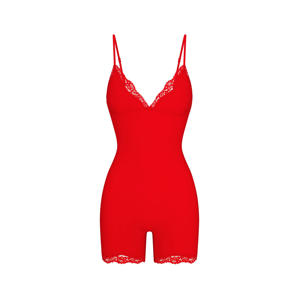 FITS EVERYBODY LACE TRIANGLE ONESIE | CAYENNE