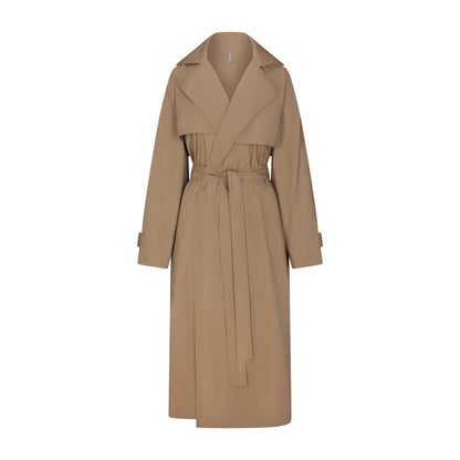 Woven Cotton Oversized Trench Coat