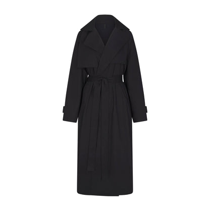 Woven Cotton Oversized Trench Coat