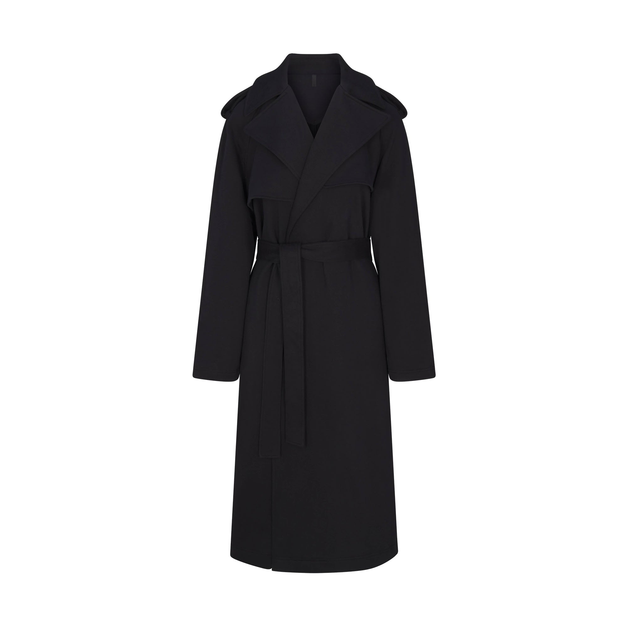 Boyfriend Fleece Oversized Trench Coat