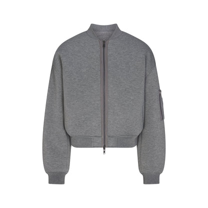 Neoprene Outerwear Reversible Bomber Jacket