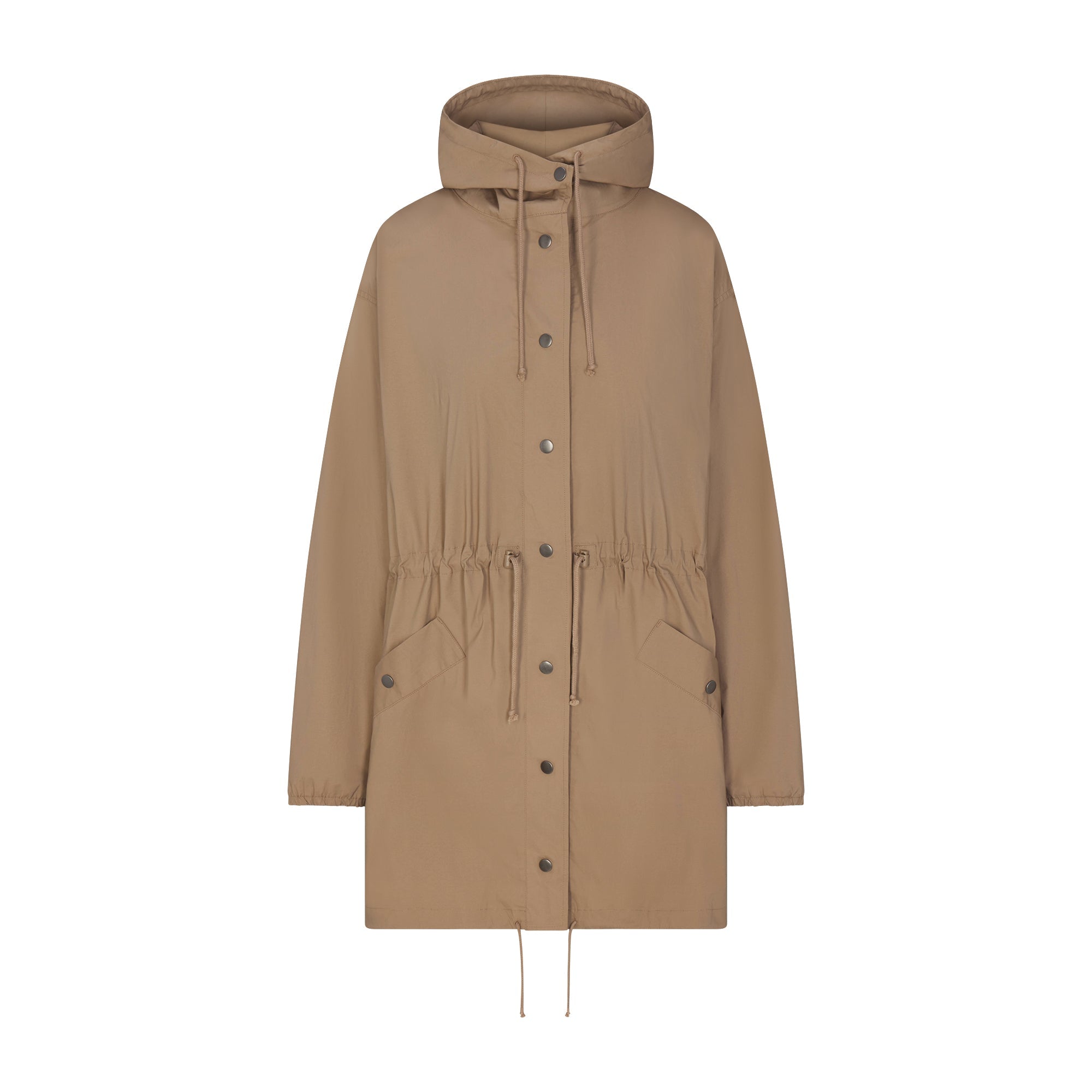 Woven Cotton Oversized Anorak