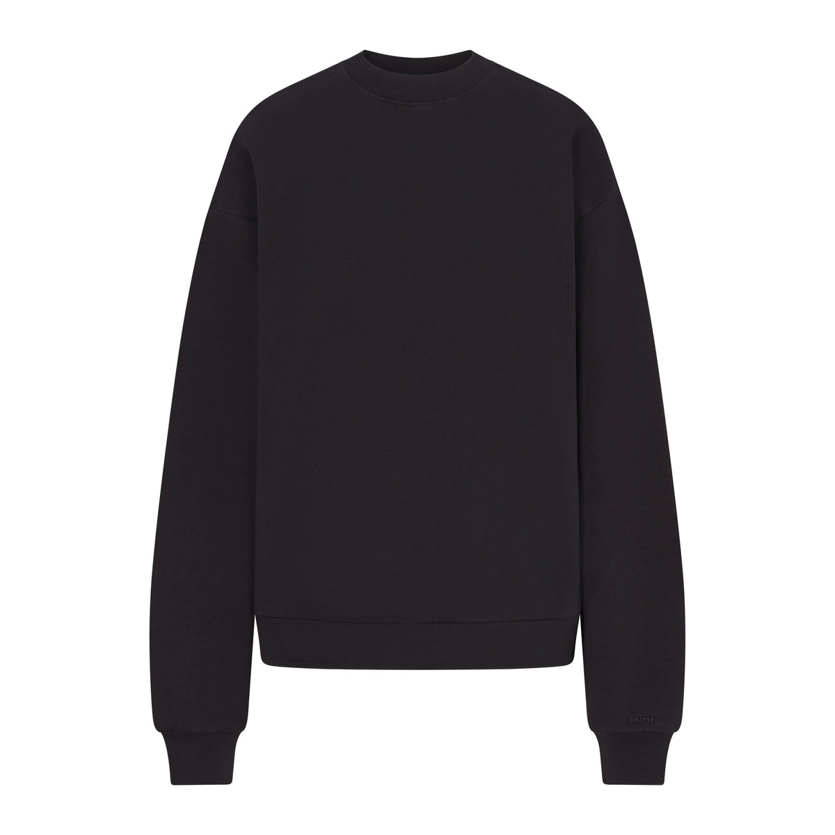 BOYFRIEND FLEECE CREWNECK | WASHED ONYX
