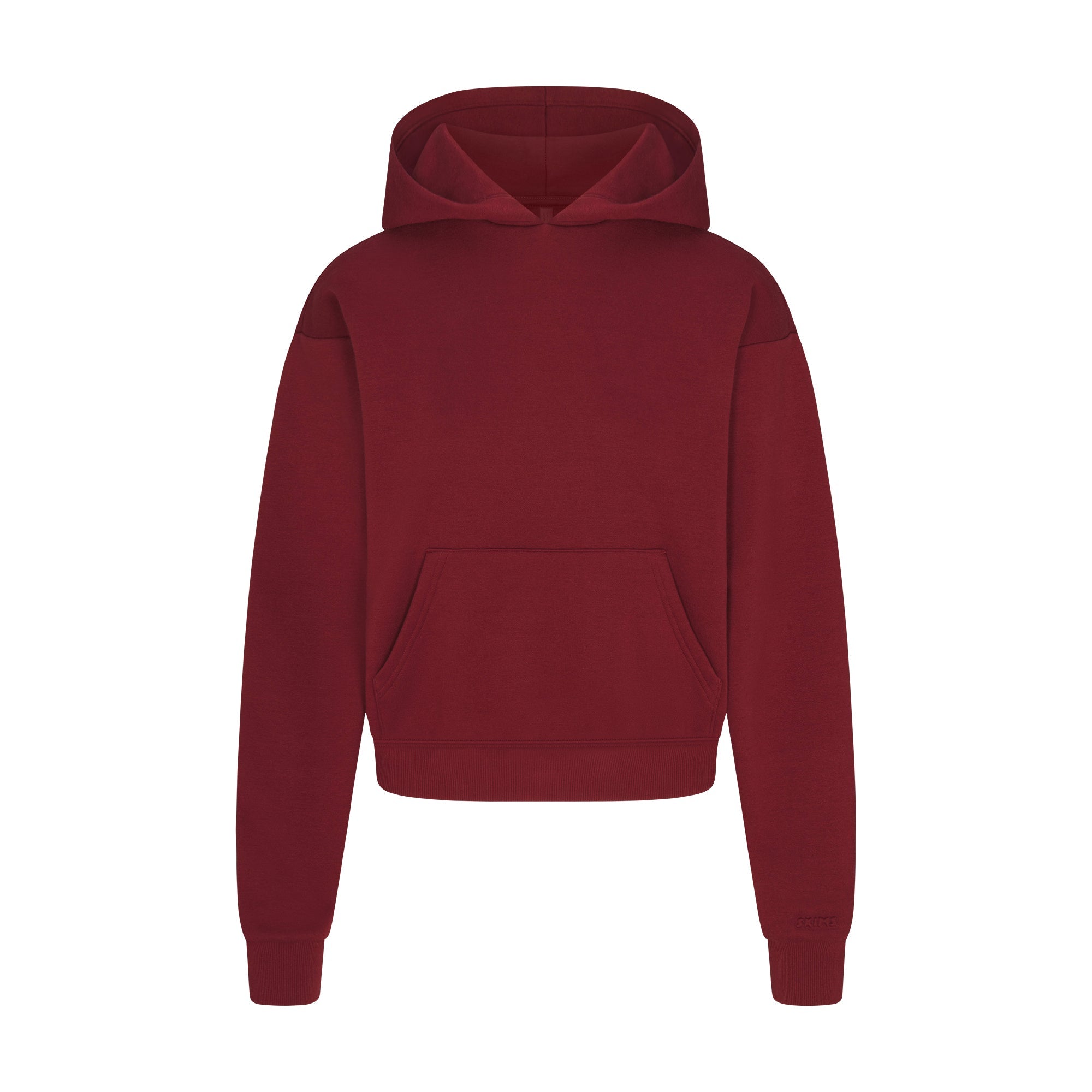 COTTON FLEECE CLASSIC HOODIE | MERLOT