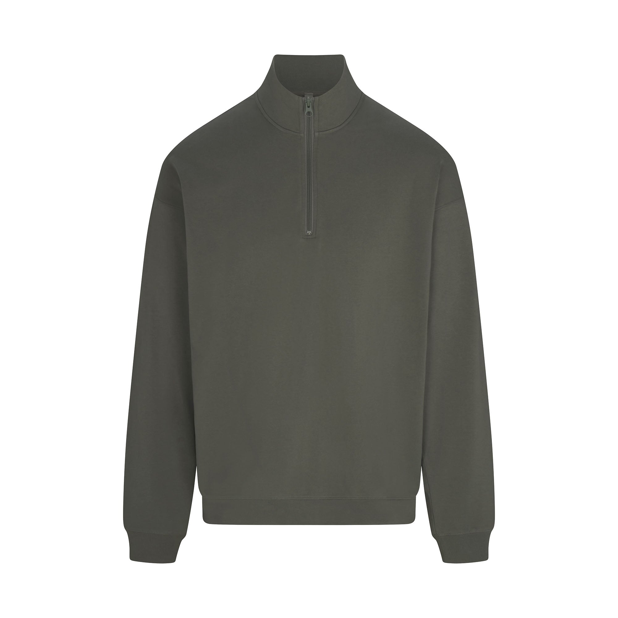 JERSEY LOUNGE MENS RELAXED QUARTER ZIP PULLOVER | BASIL