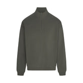 JERSEY LOUNGE MENS RELAXED QUARTER ZIP PULLOVER | BASIL
