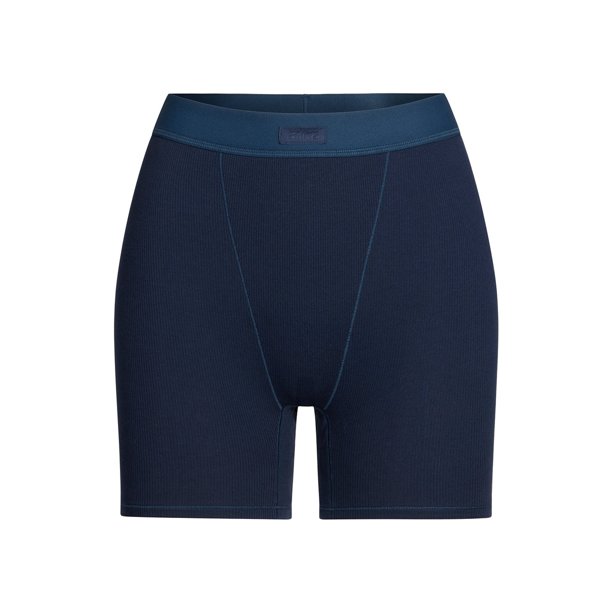 COTTON RIB BOXER | NAVY