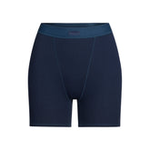 COTTON RIB BOXER | NAVY