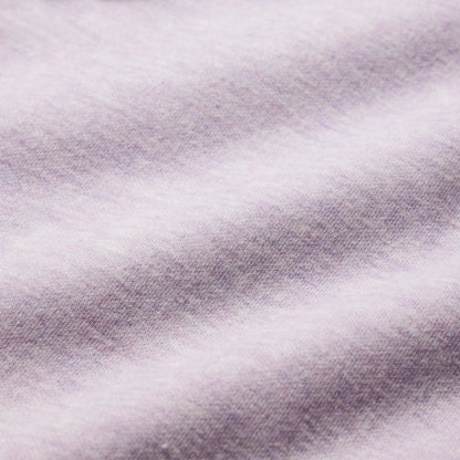 COTTON FLEECE FOLDOVER MINI SKIRT | PURPLE HEATHER