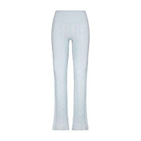 SWEATER KNIT FOLDOVER PANT | CLOUD