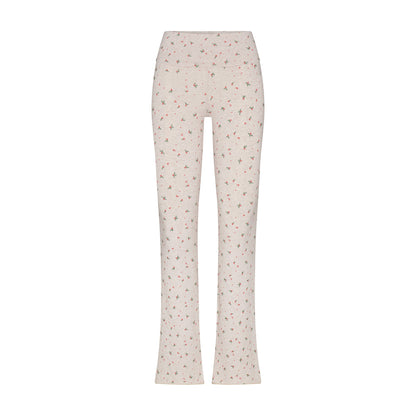 Cotton Jersey Foldover Pant