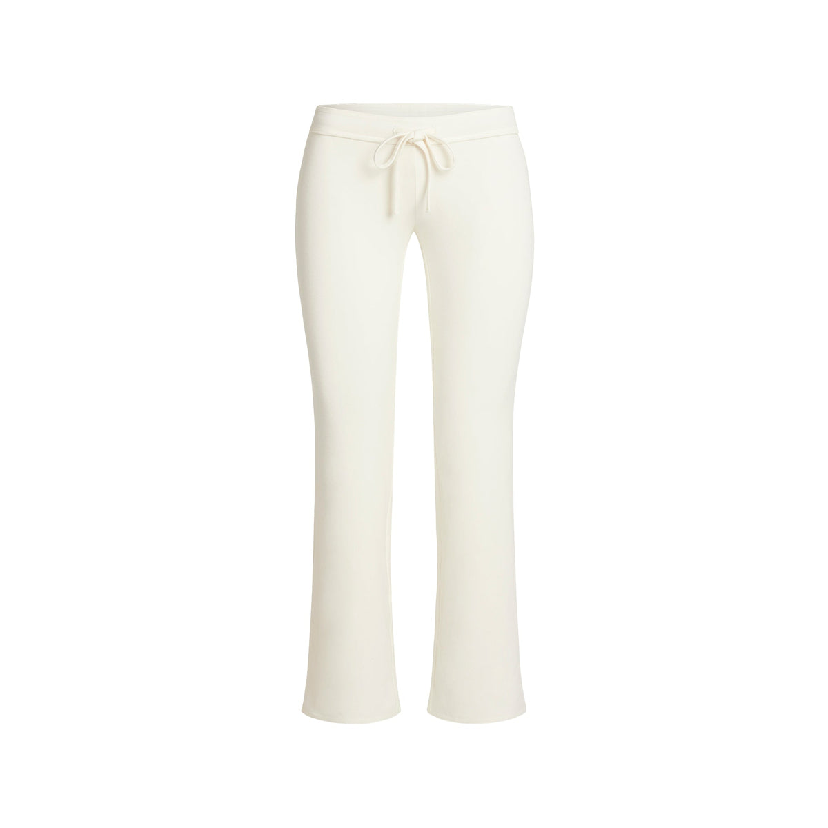 COTTON JERSEY LOW RISE CROP PANT | MARBLE