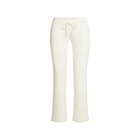 COTTON JERSEY LOW RISE CROP PANT | MARBLE