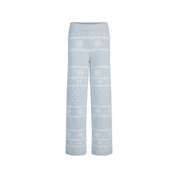 COZY LIGHT PANT | ZEN BLUE HEART FAIR ISLE