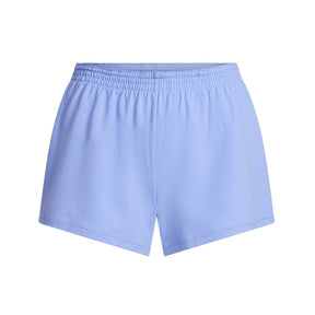 COTTON JERSEY LOOSE SHORT | BLUE VIOLET