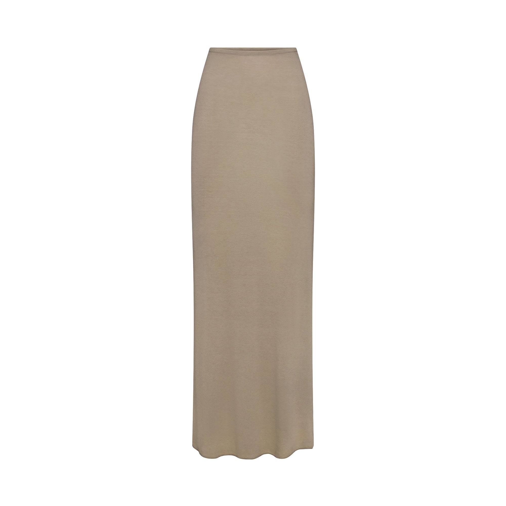 SHEER MODAL LONG SKIRT | DUNE