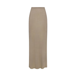 SHEER MODAL LONG SKIRT | DUNE