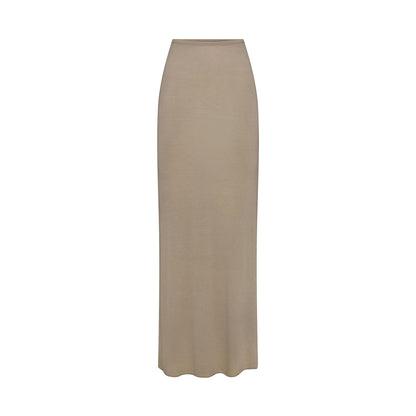 SHEER MODAL LONG SKIRT | DUNE