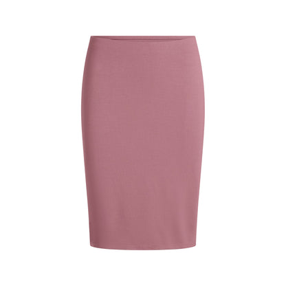 SMOOTH LAYERS MIDI SKIRT | REDWOOD