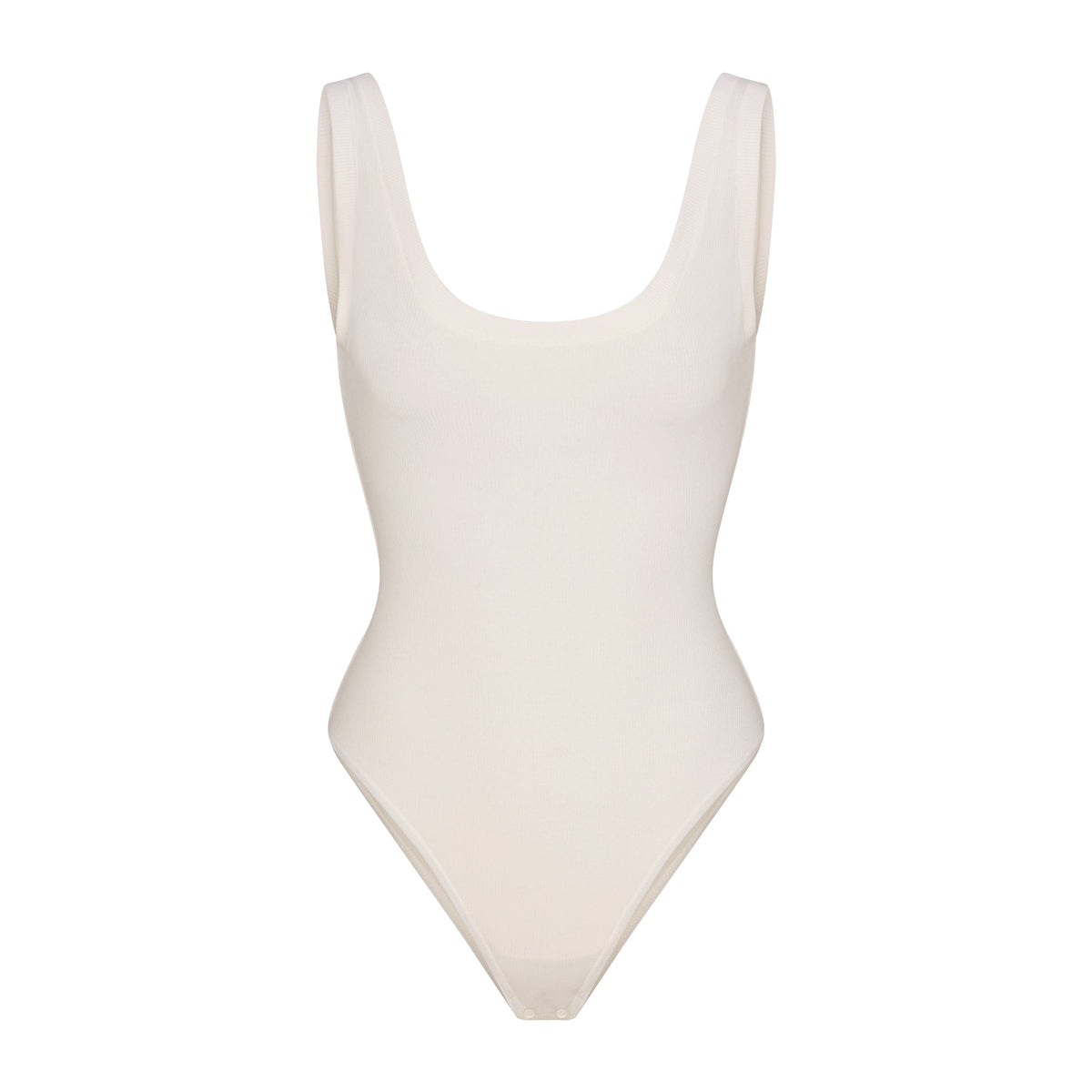 COTTON RIB TANK BODYSUIT | MARBLE