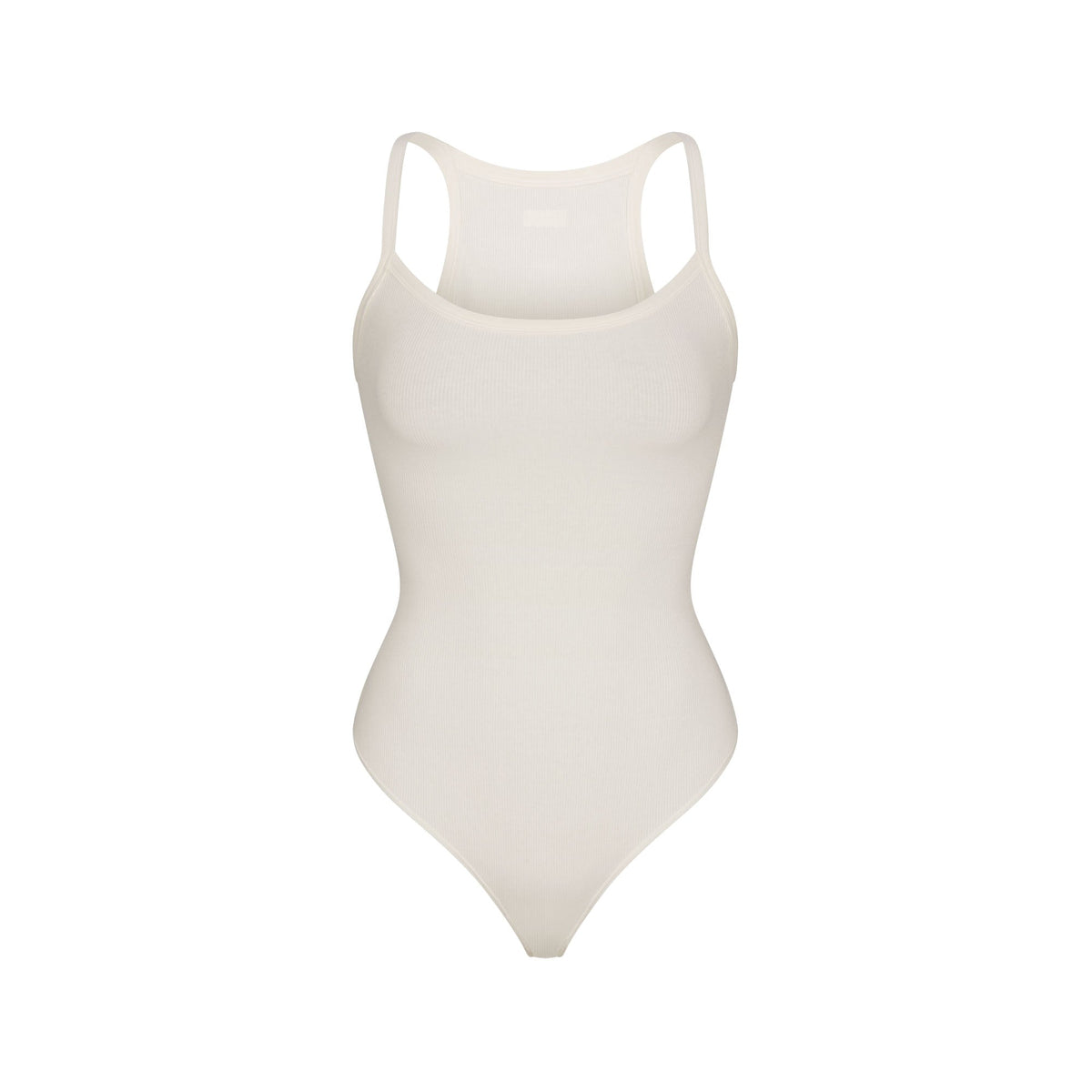 COTTON RIB CAMI BODYSUIT | MARBLE