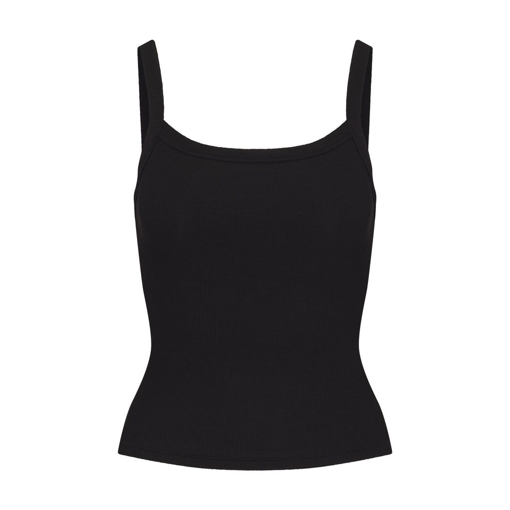 SOFT LOUNGE SCOOP NECK TANK | ONYX
