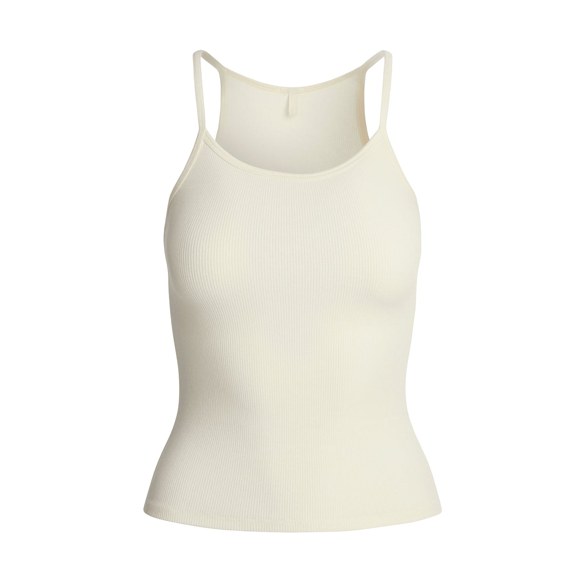 COTTON RIB LONG CAMI | MARBLE