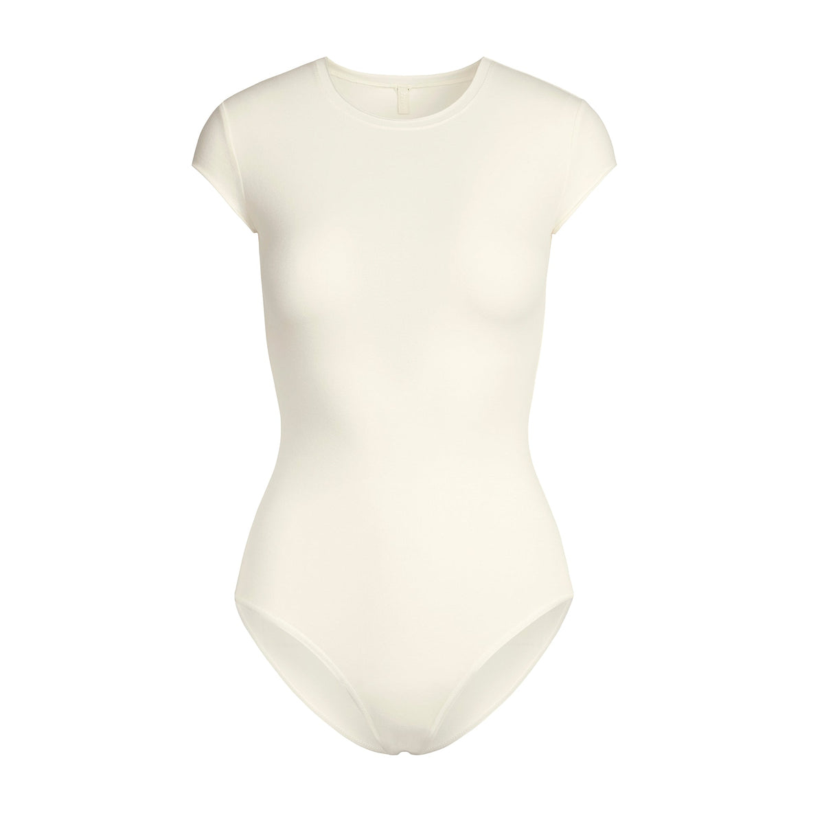 COTTON JERSEY T-SHIRT BRIEF BODYSUIT | MARBLE